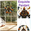 Haunted House Wreath 2D Flat DIY Diamond Painting Pendant Wall Decor 24cm