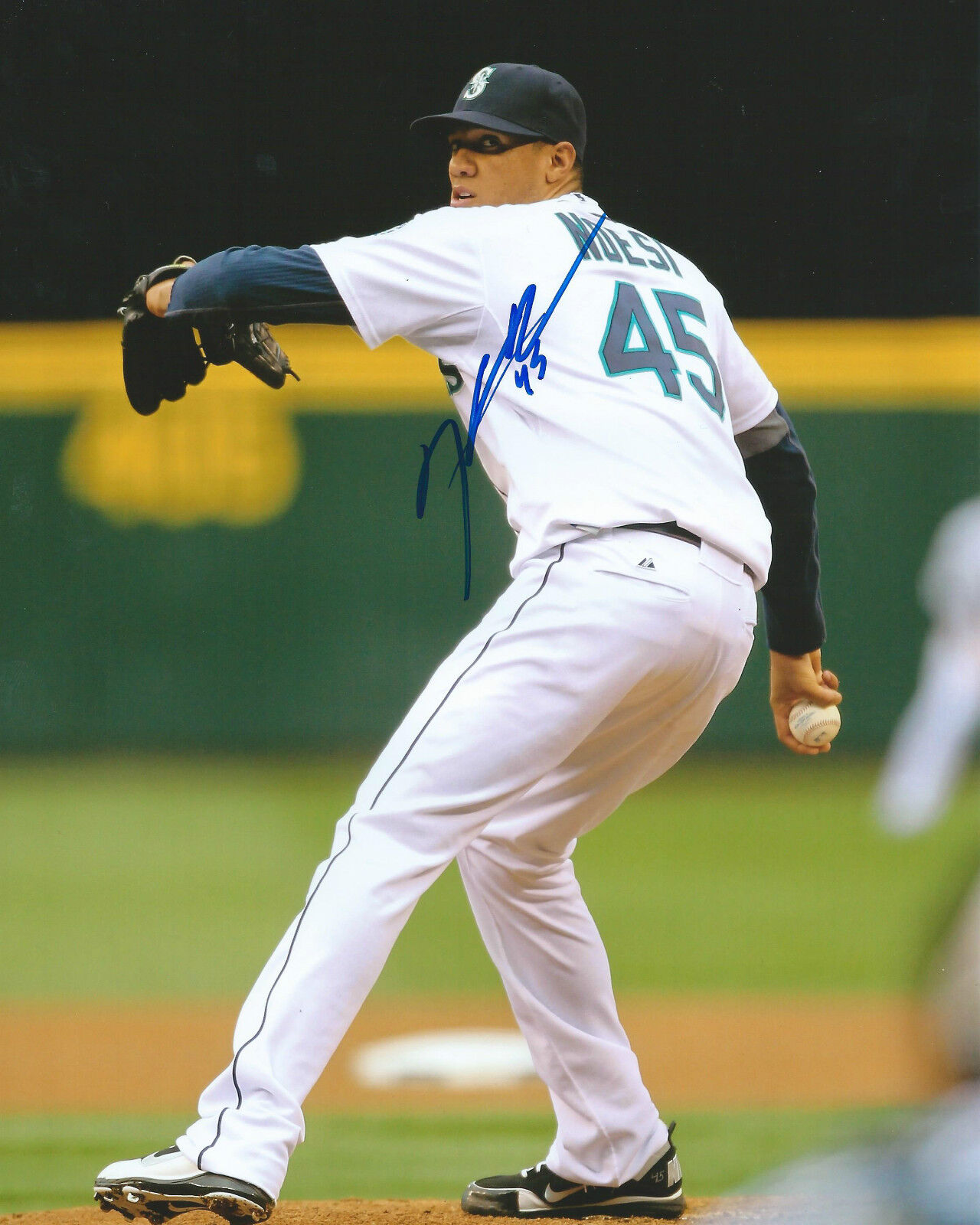 **GFA Seattle Mariners *HECTOR NOESI* Signed 8x10 Photo Poster painting H2 COA**