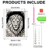 Diamond Painting-DIY Special Shaped Drill Pearl Painting Lion(30x40cm)