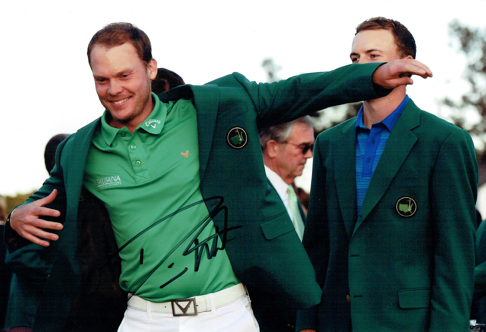 Danny WILLETT Augusta Masters SIGNED Autograph 12x8 Golf Photo Poster painting 2 AFTAL COA