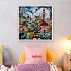 Colorful House - 14CT Counted Cross Stitch - 40*40cm