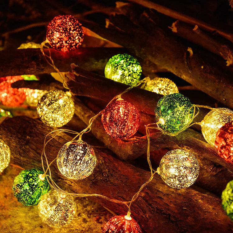 LED Christmas Electroplated String Lights