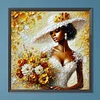 Lady - Rundbohrer Diamond Painting - 40*40cm