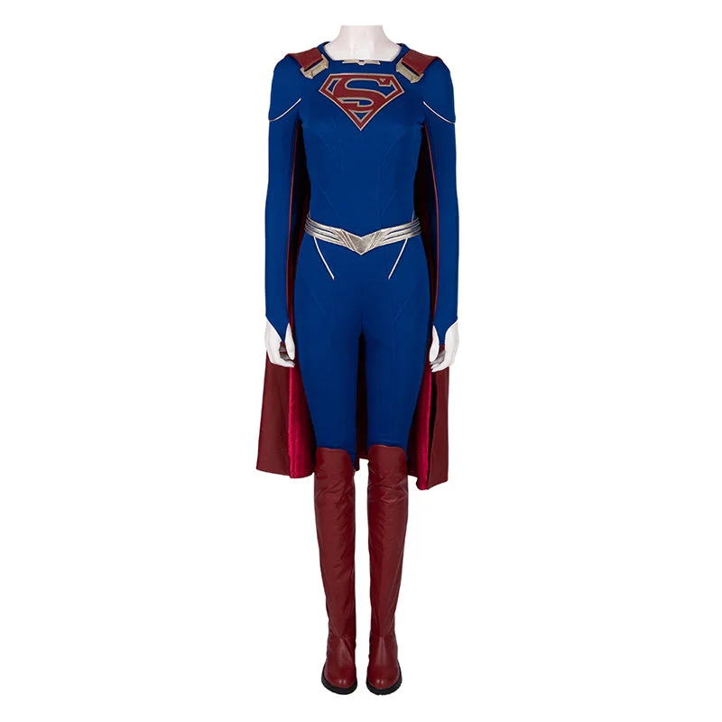 Kara Zor -El Supergirl Cosplay Costume Superhero Season 5 Jumpsuit