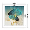 (Counted/Stamped)(Big Size) 11CT Ginkgo Leaf- Cross Stitch   60x60cm/23.62*23.62in