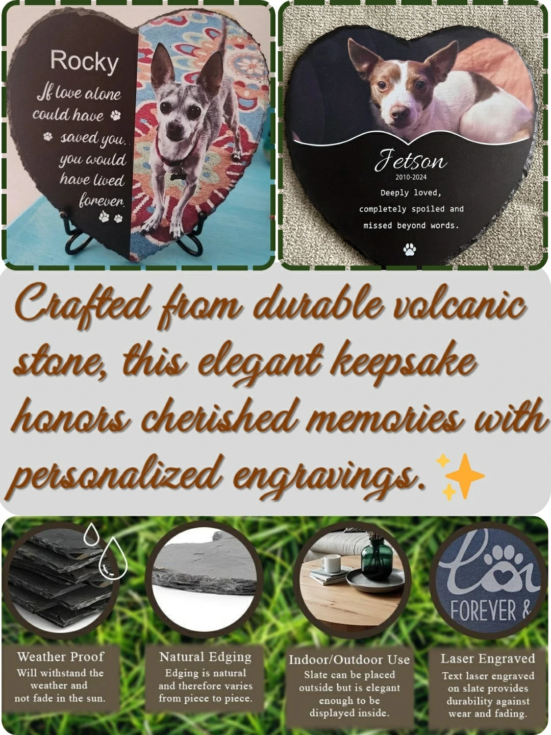 lookipet custom Pet Memorial Stone