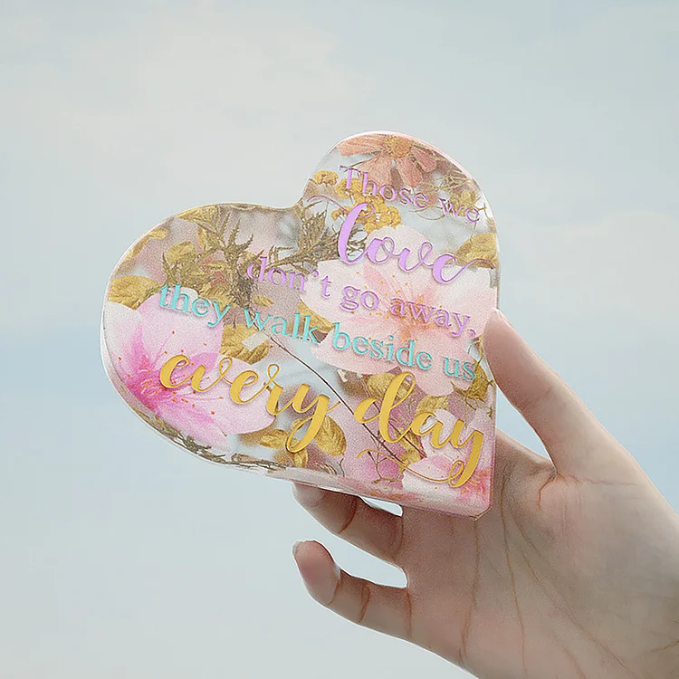 4pcs Epoxy Resin Complete Kit Children Gift Crystal Heart Molds Remembrance Gift gbfke