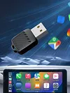 2 in 1 Wireless CarPlay Android Auto Adapter Plug & Play for Factory Wired Cars