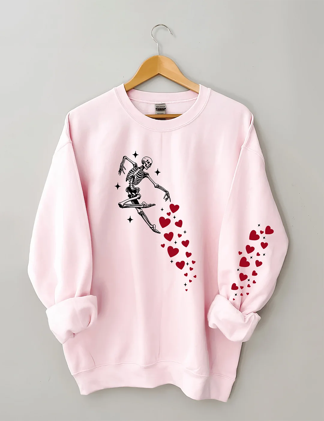 Valentines Day Skeleton Sweatshirt