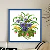 Flower - 9CT Partial Beaded Cross Stitch Kit(25x25cm)