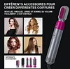 S&egrave;che-cheveux 5-en-1 avec Brosse et Fer &agrave; Boucler
