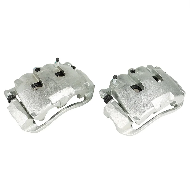SEBLAFF Pair Front Disc Brake Caliper with Bracket Replacement for 2007-2022 Dakota Durango Dakota Aspen 1500 18B5054 18B5055