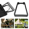 Aluminum Alloy Box Stand Portable Organizer Box Folding Stand for Travel Cooking