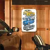 Voiture - Panneaux en &eacute;tain m&eacute;tallique(20*30cm/30*40cm) - Garage