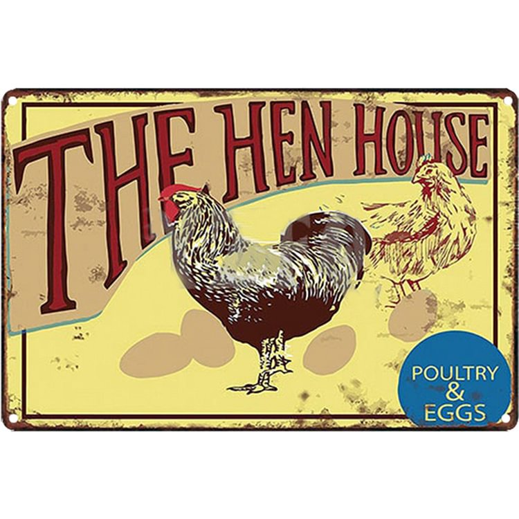 Chicken House - Vintage Tin Signs/Wooden Signs - 8*12Inch/12*16Inch