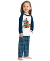 Family Christmas Tree Letter Parent-child Print Home Pajamas