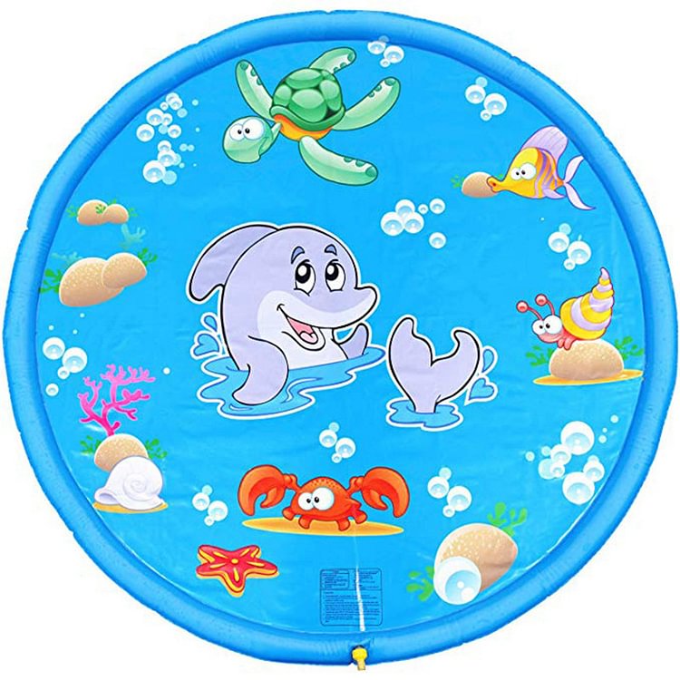 68inch PVC children outdoor water toy inflatable sprinkler mat