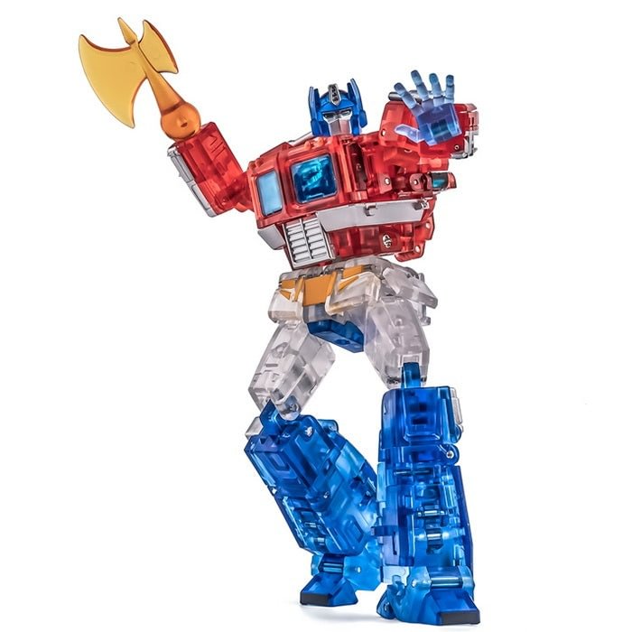 Newage H27T David Optimus Prime Transparent Version