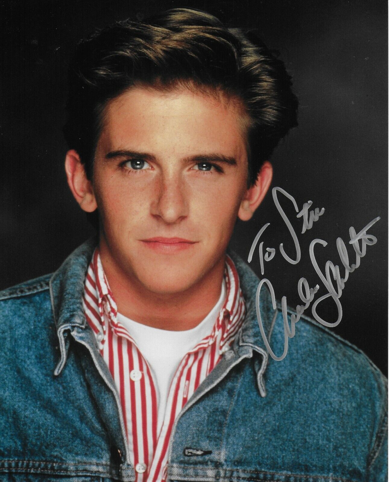 Charlie Schlatter Original Autographed 8X10 Photo Poster painting (Personalized to Stu)