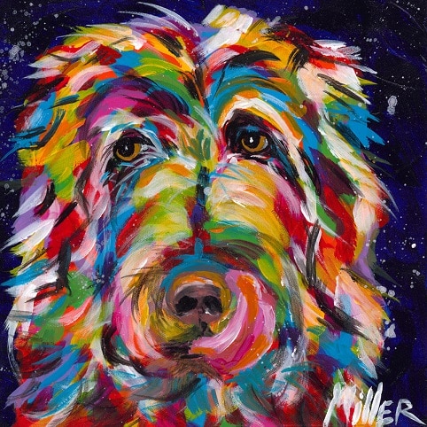 

Colorful Airedale Terrier – Paint By Numbers - 40*50CM, 501 Original