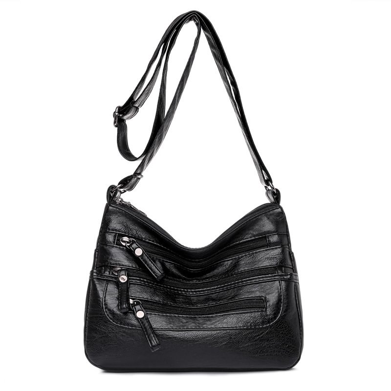 Fashion Multi Layer Zipper Handbags