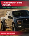 DiaFoglen F150 Passenger Side Mirror | 3 PINS | FL3Z17682AK