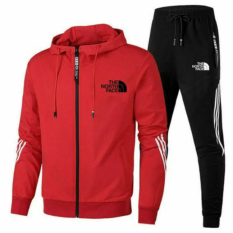 TNF Hoodies Sweater Casual Sports 2-piece Suit