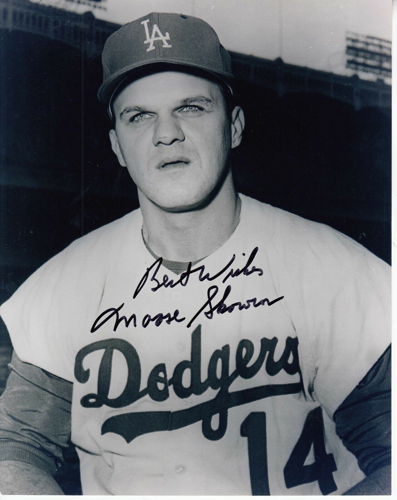 Moose Skowron #0 8x10 Signed w/ COA Los Angeles Dodgers 031719