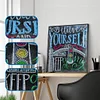 Be Care Of Your Salf And Keep Going  | Crystal Rhinestone  | Special Shaped Diamond Painting Kits