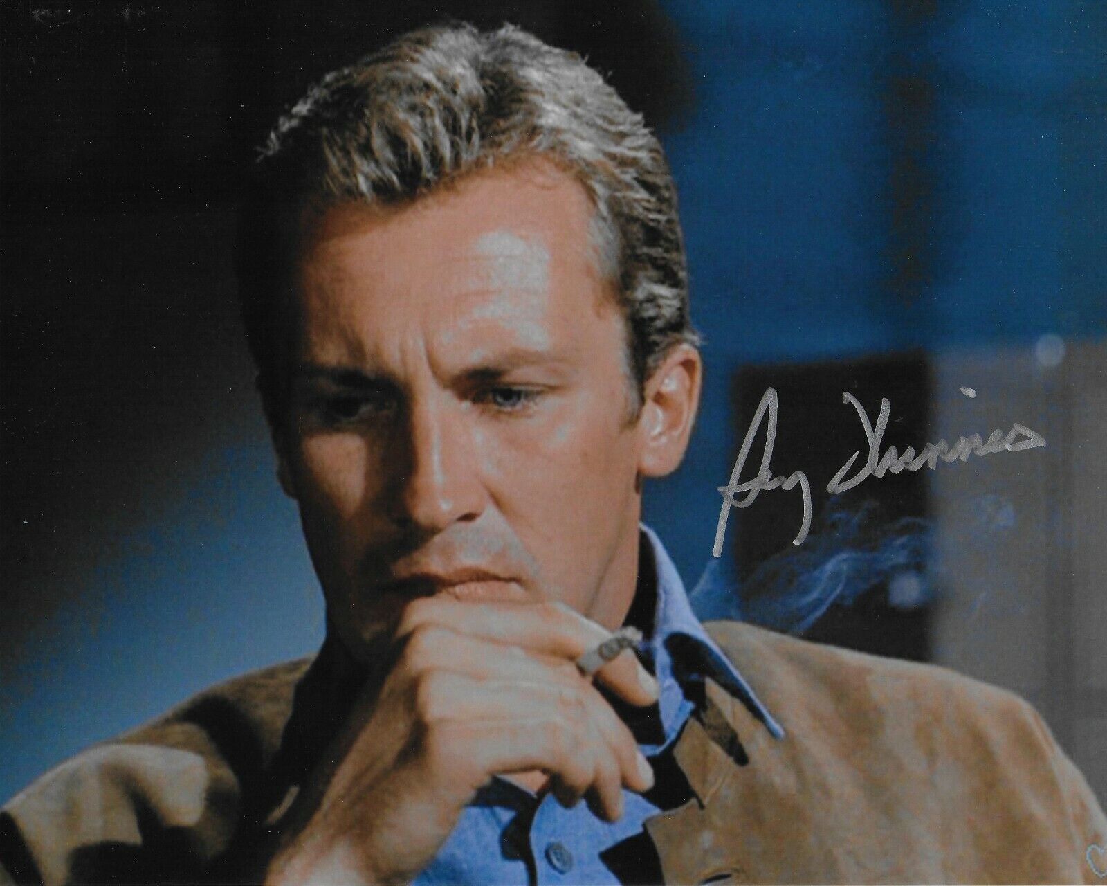 Roy Thinnes The Invaders Original Autographed 8X10 Photo Poster painting #17