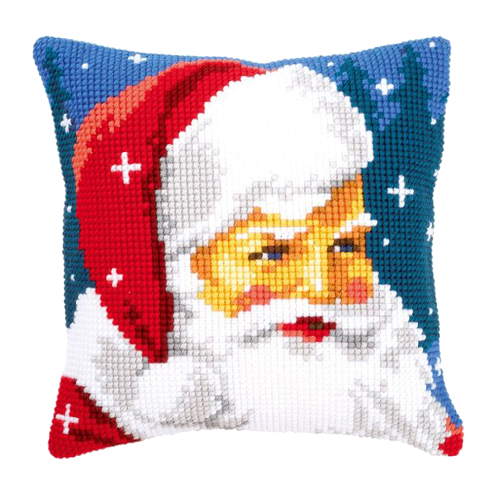 

Santa Claus - 11CT Stamped Cross Stitch Pillowcase - 40*40CM, 501 Original