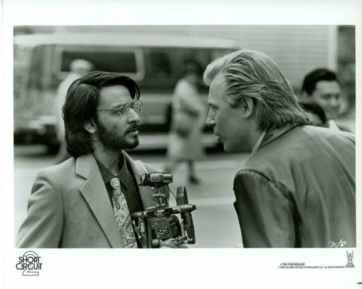 Fisher Stevens Michael McKean Short Circuit 2 Original Press 8X10 Photo Poster painting