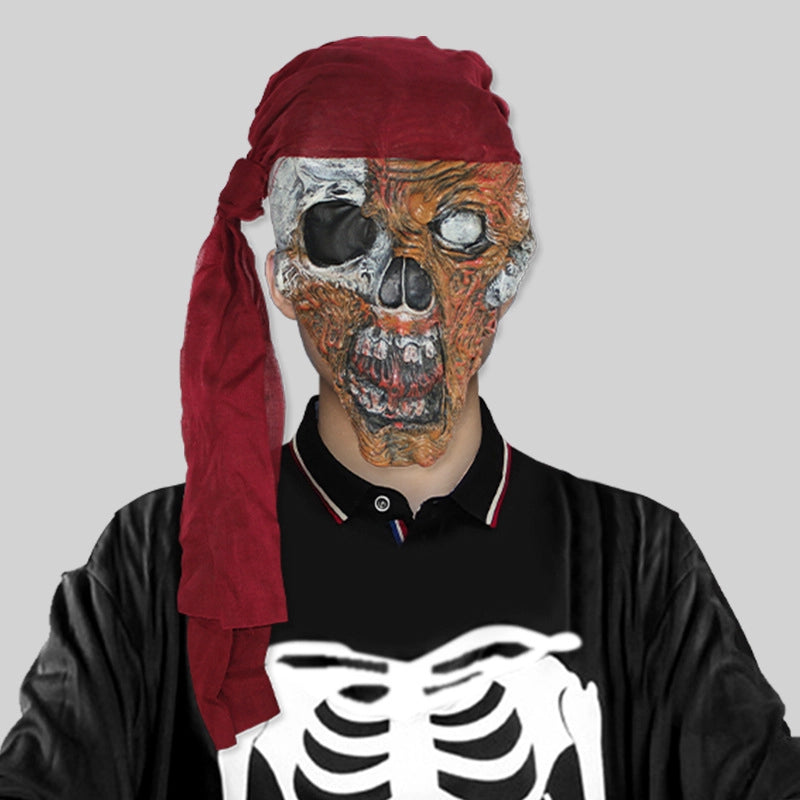 Vintage Style Exaggerated Funny Skull Pvc Halloween Unisex