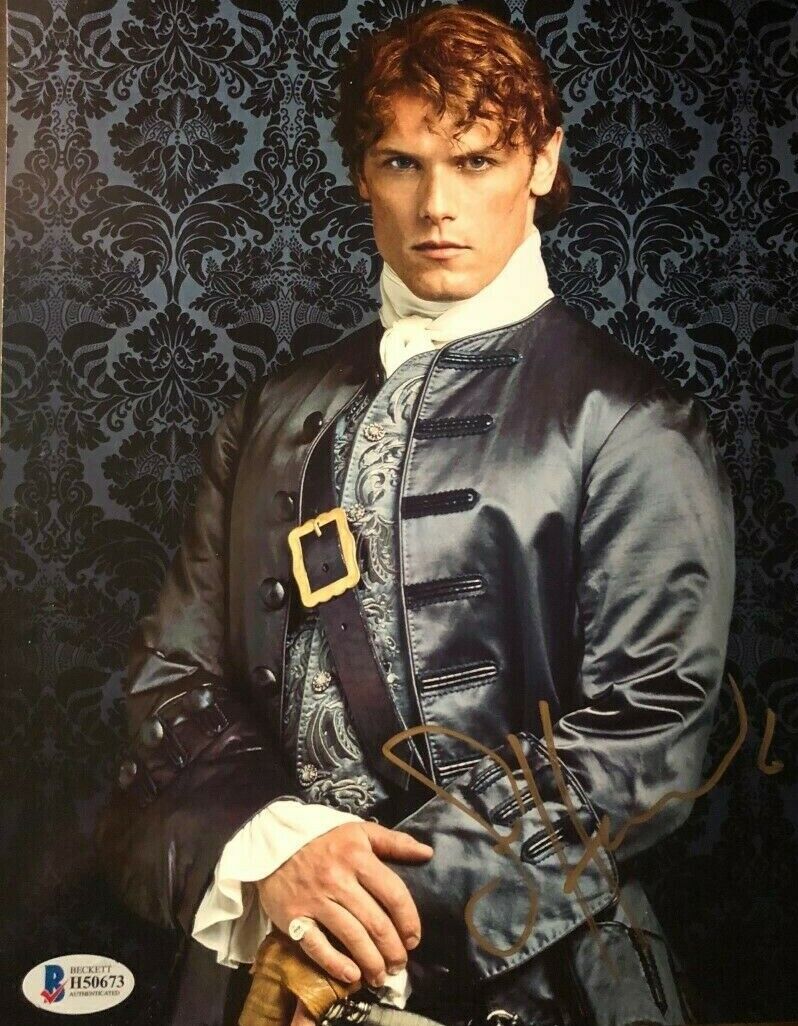 Sam Heughan signed 8x10 Photo Poster painting Outlander BECKETT AUTHENTICATED COA