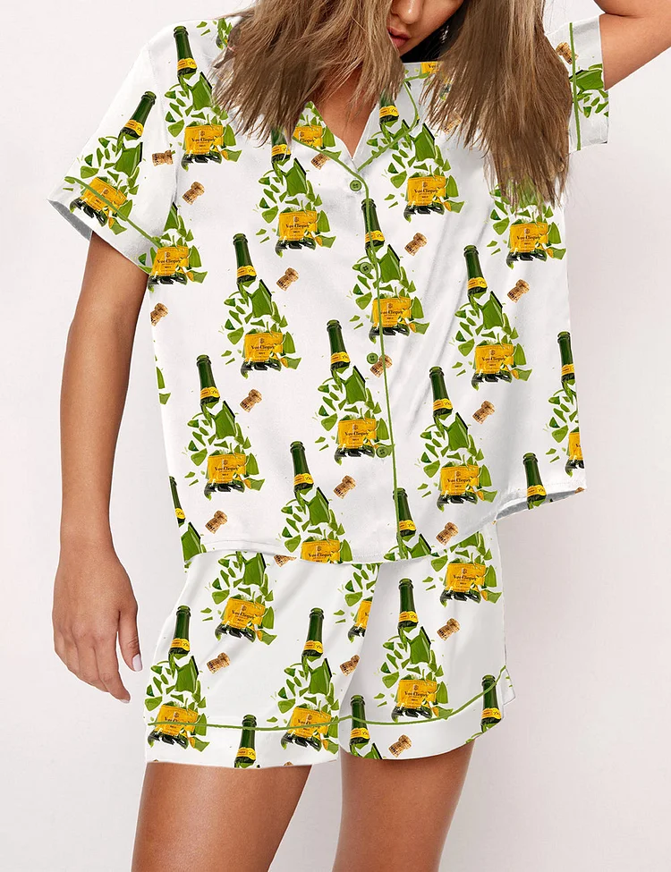 Women's Champagne Bottle Pajama Set