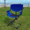 Outdoor Folding Chair Portable Self-Driving Camping Fishing Backrest Stool