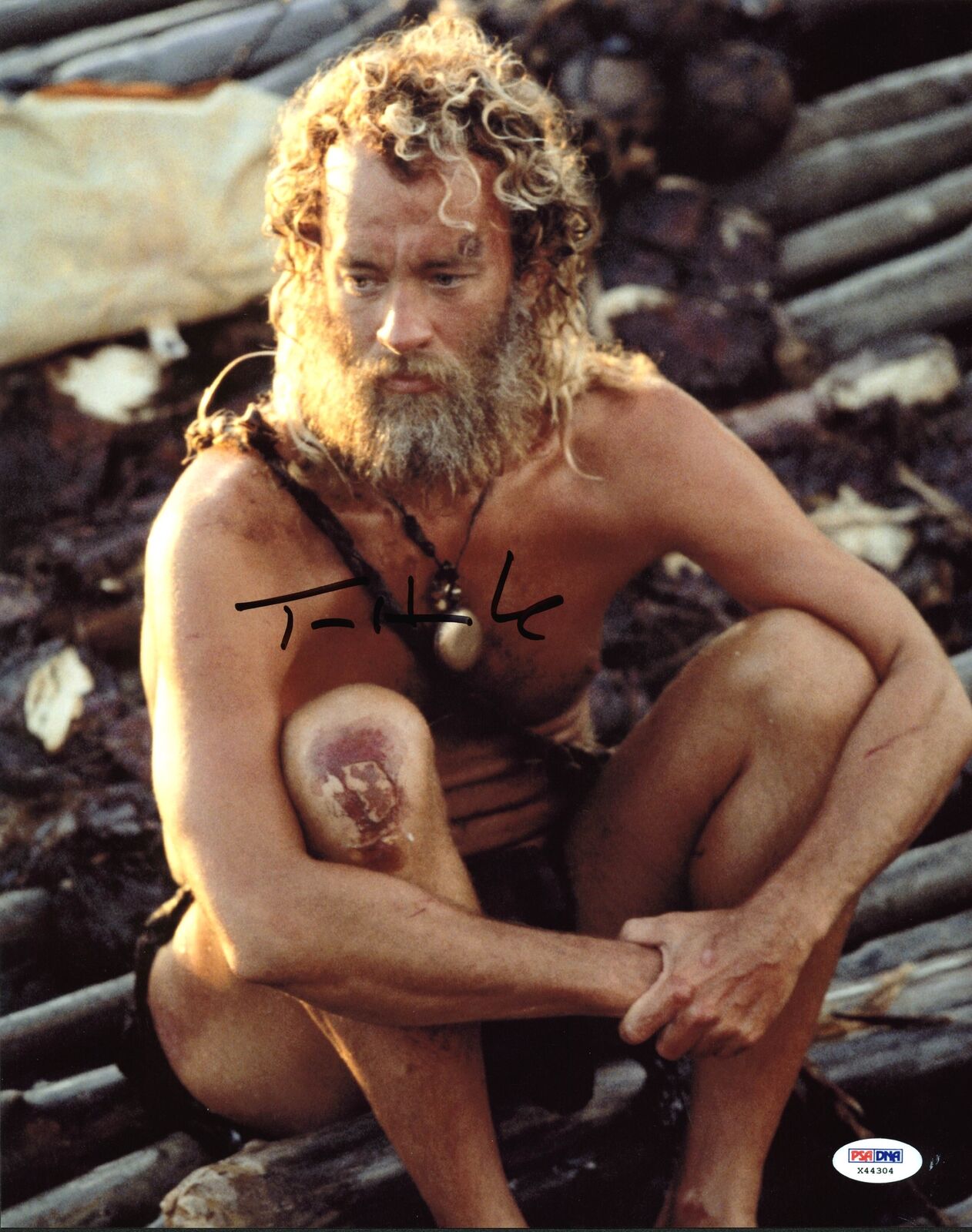 Tom Hanks Cast Away Authentic Signed 11X14 Photo Poster painting Autographed PSA/DNA #X44304