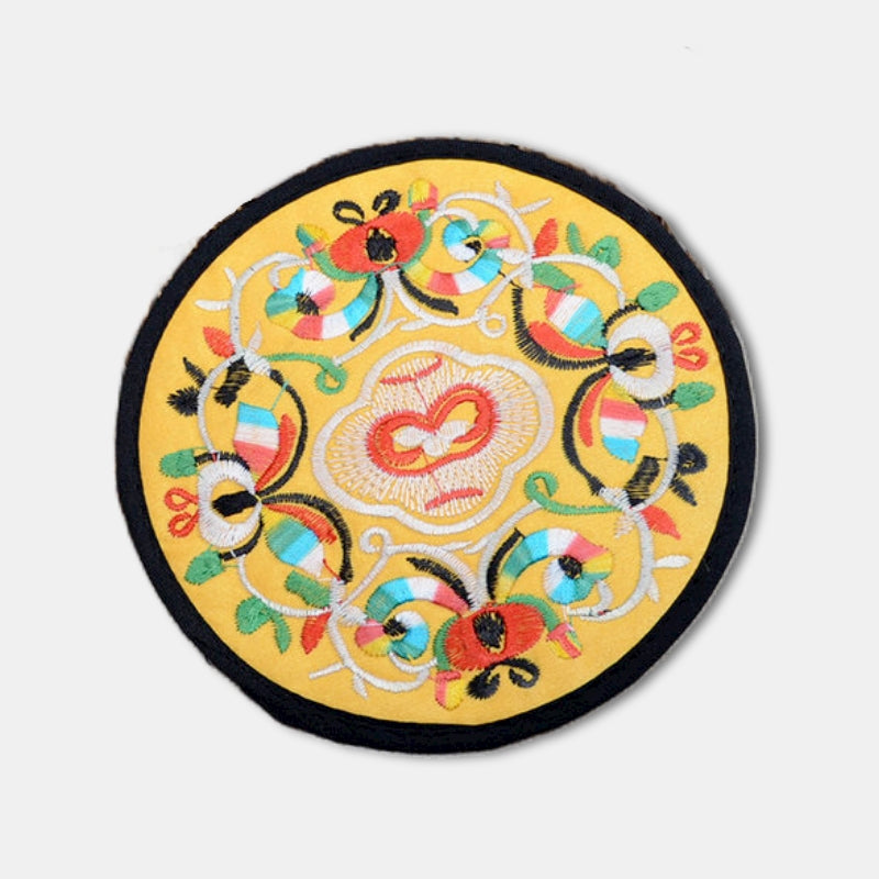 Chinese Style Handmade Embroidery Coaster Gift Chinese Souvenir