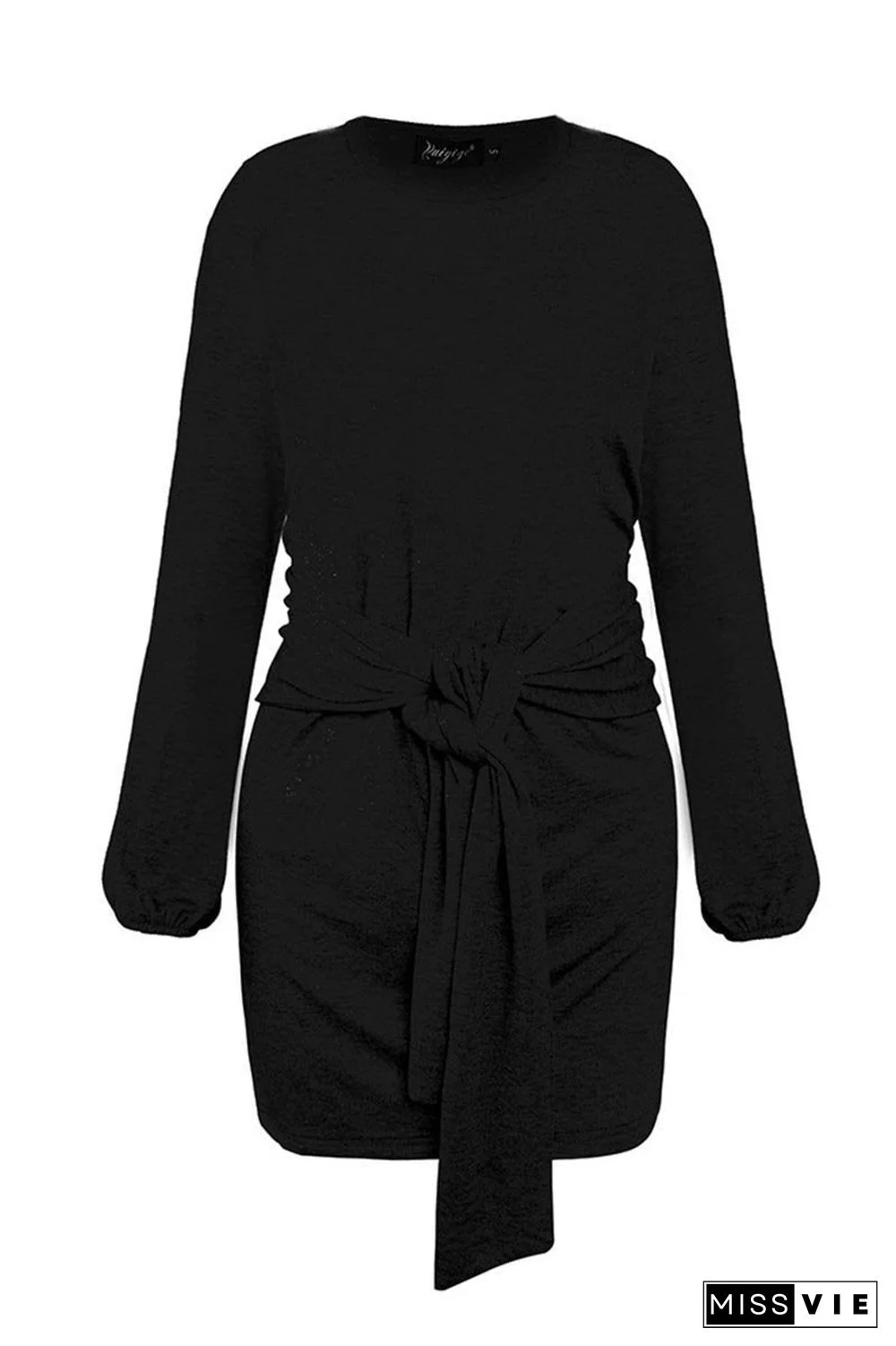 New Mini Dress With Belt(3 Colors)