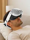 Soft Rubber HeadStrap for Meta Quest 3/3S Accessories Adjustable Replacement Strap Breathable Enhanced Support and Reduce Facial Stress