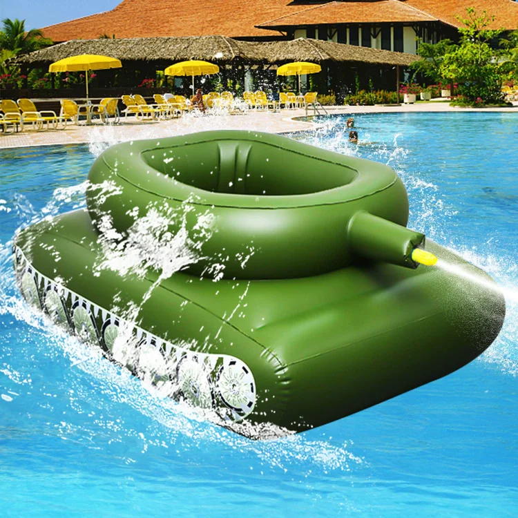 Inflatable Tank Pool Float With Water Cannon
