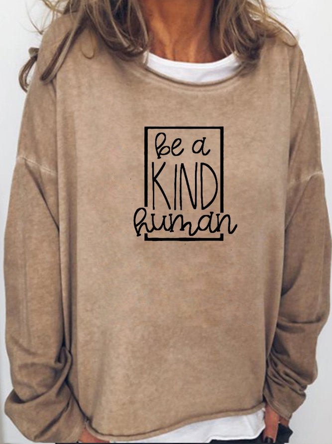 Long Sleeve Crew Neck Be Kind Sweatshirt