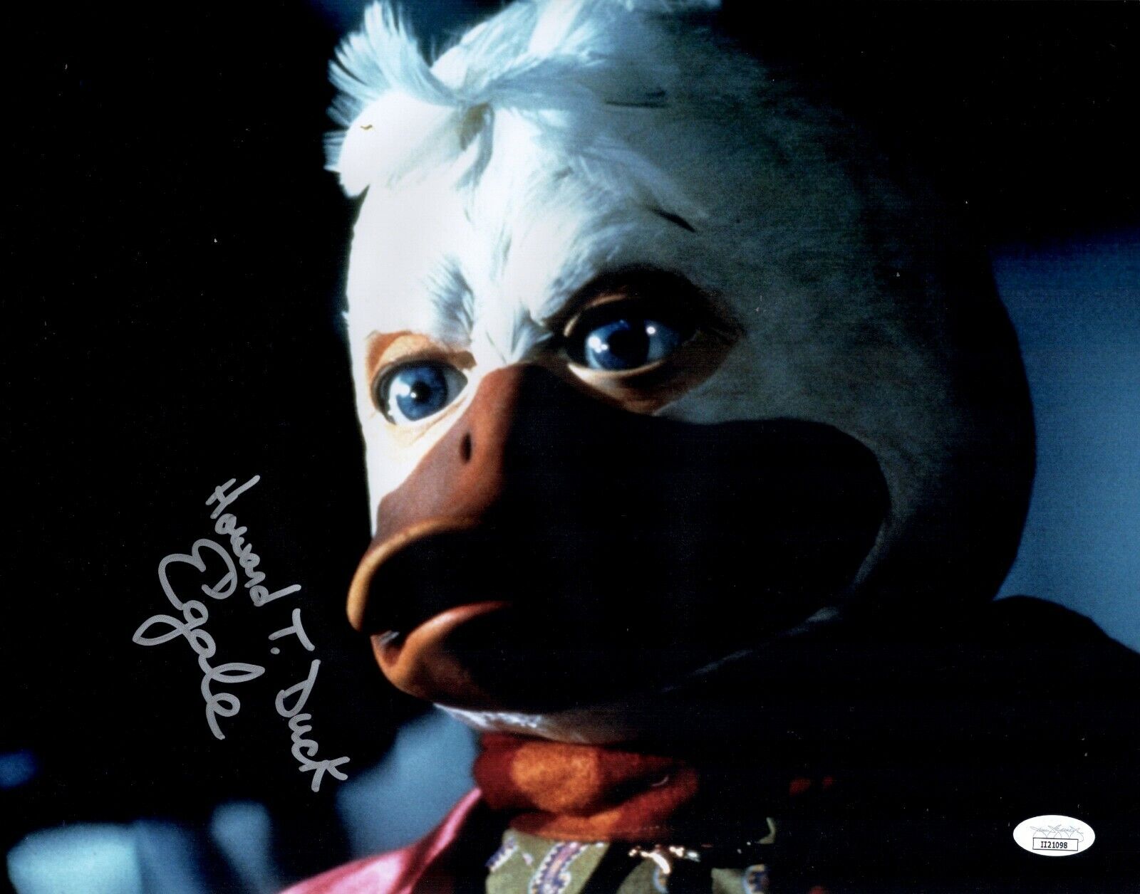 ED GALE Howard The Duck Signed 11x14 Photo Poster painting In Person Autograph JSA COA Cert