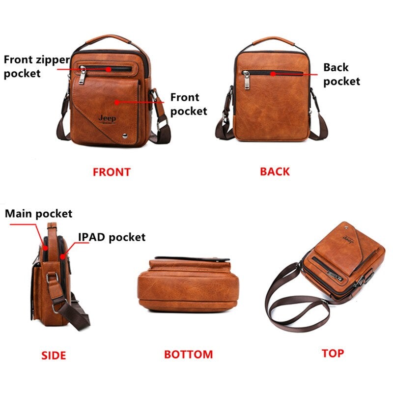 Men Bag Famous Designer Men Shoulder Messenger Bags Split Leather ...