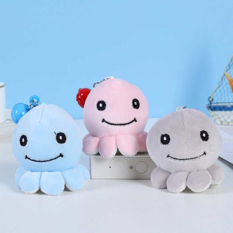 Net Red Cute Little Octopus Pendant Plush Toy Doll Bag Bag Pendant Keychain Doll