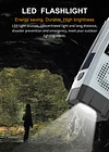 Outdoor Multi-Function Emergency Radio Hand Crank Radio Solar Flashlight Integrated