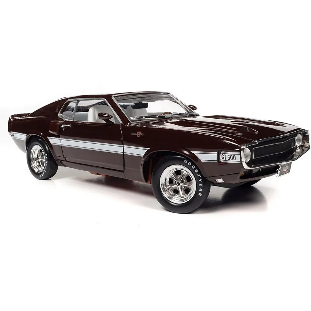 1969 Shelby G.T. 500 Mustang 2+2 (MCACN) - Royal Maroon 1:18 Scale Diecast Replica Model