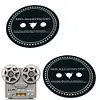 2 PCS Trident / NAB Adapter Spacer Silicone 0.9MM for Revox Studer Revox/Teac