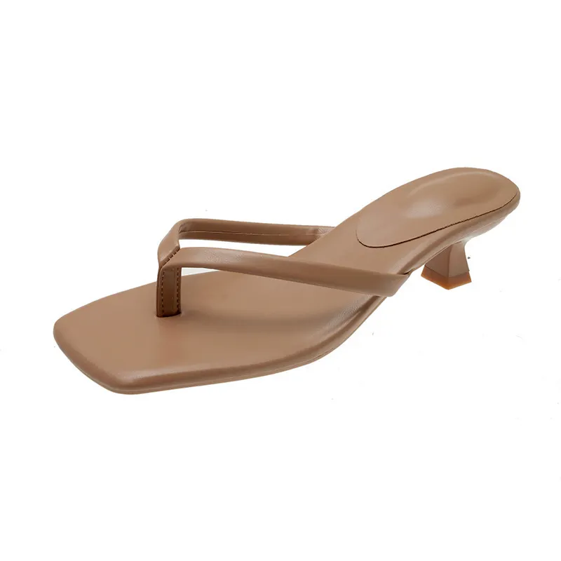Yyvonne Clip Flip-Flop Women 2025 Summer New Fairy Wind Head High And Cold Slippers Woman