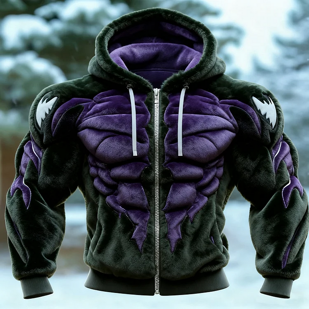 3D Print Christmas Muscle Hoodie-inspireuse